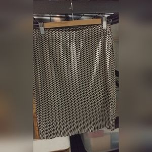 ST. JOHN COLLECTION by MARIE GRAY, Brown Beige Black PENCIL SKIRT SZ 4.